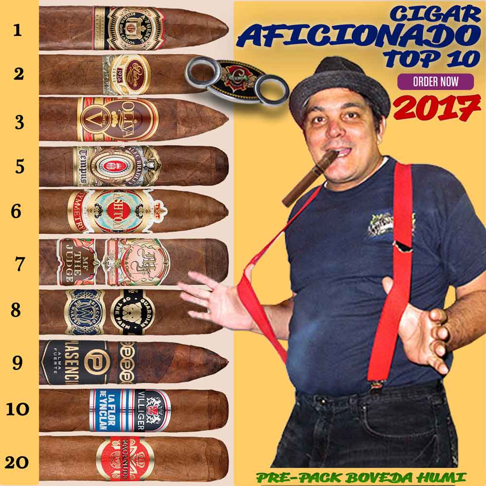 2017 TOP 10 CIGARS BY CIGAR AFICIONADO