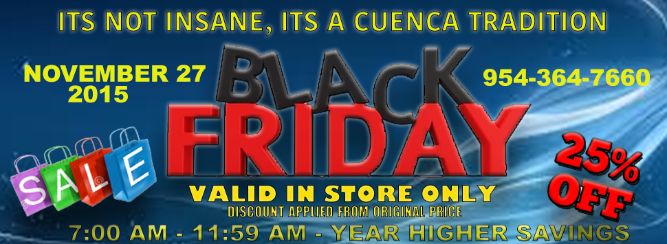 Black Friday celebration at Cuenca Cigars in Hollywood, Florida