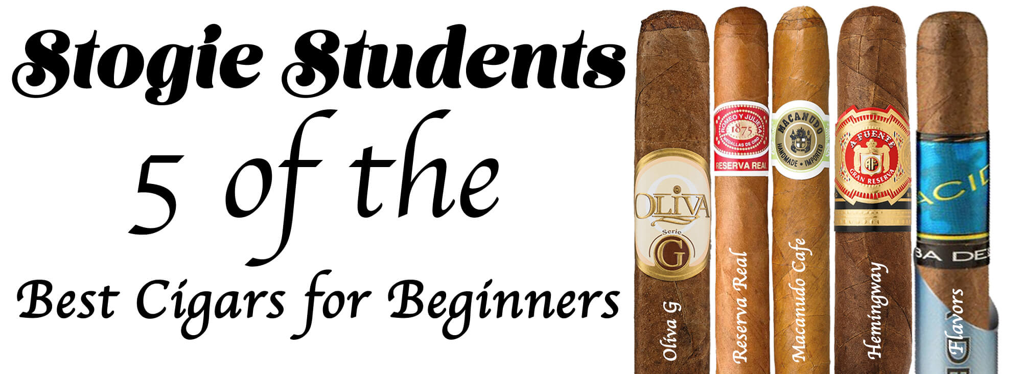 Stogie Students: 5 of the Best Cigars for Beginners