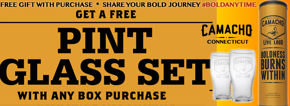 Free Gift with Purchase of Camacho Connecticut Cigars