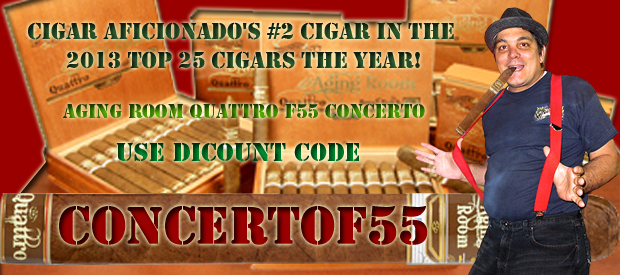 Aging Room F55 Cigar Aficionado's #2 Cigar 2013
