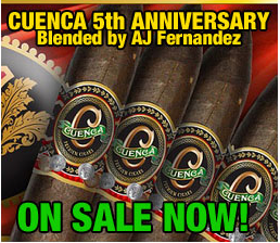 cuenca 5 anniversary cigars on sale