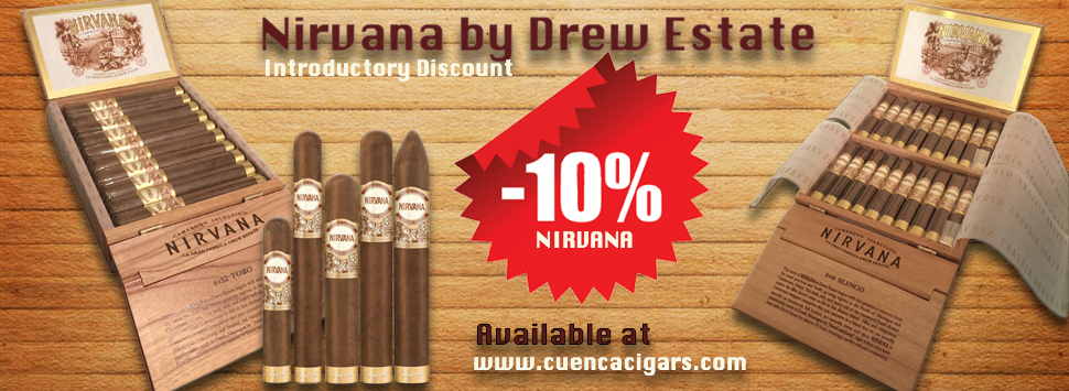 New Nirvana Cigars by Drew Estate available at Cuenca Cigars