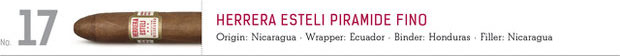 shop now Herrera Esteli Piramide Fino cigars online here