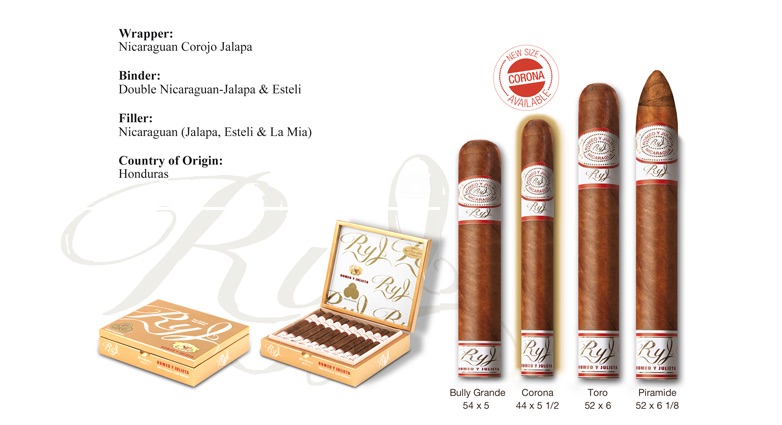 RYJ by Romeo y Julieta Corona-Now Available