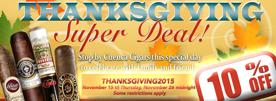 Thanksgiving celebration at Cuenca Cigars in Hollywood, Florida